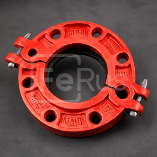 Фланец накидной разъемный грувлок ковкий чугун  ДУ 50 (ДН 60) 2