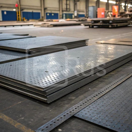 Лист перфорированный стальной 1,5 мм Triangle Ст20 ГОСТ 58602-2019