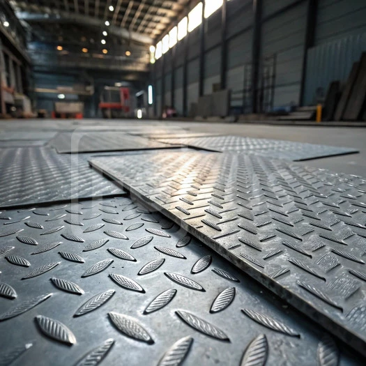 Лист стальной рифленый ромб 0,5х1450 мм Ст1пс ГОСТ 8568-77